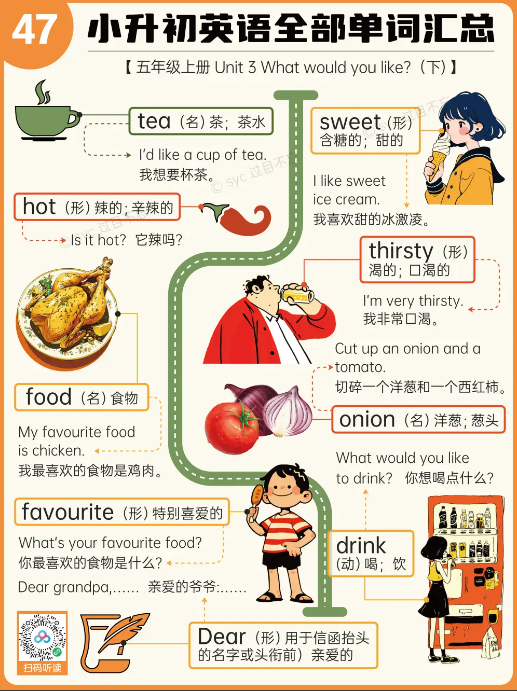 小学英语全部单词汇总海报（音频+卡片+书写纸+视频）-新知学习资料网