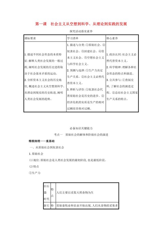 2026部编版新教材高中政治一轮复习（必备知识关键能力+易错易混+能力训练）-新知学习资料网